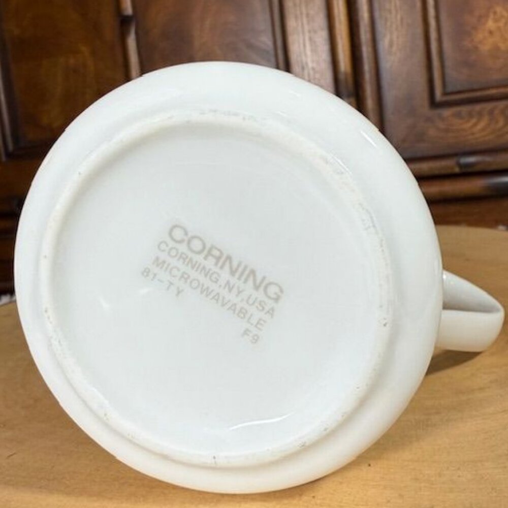 Vintage Corning Country Cornflower 10oz Creamer and Sugar Bowl with Lid - Picture 6 of 13
